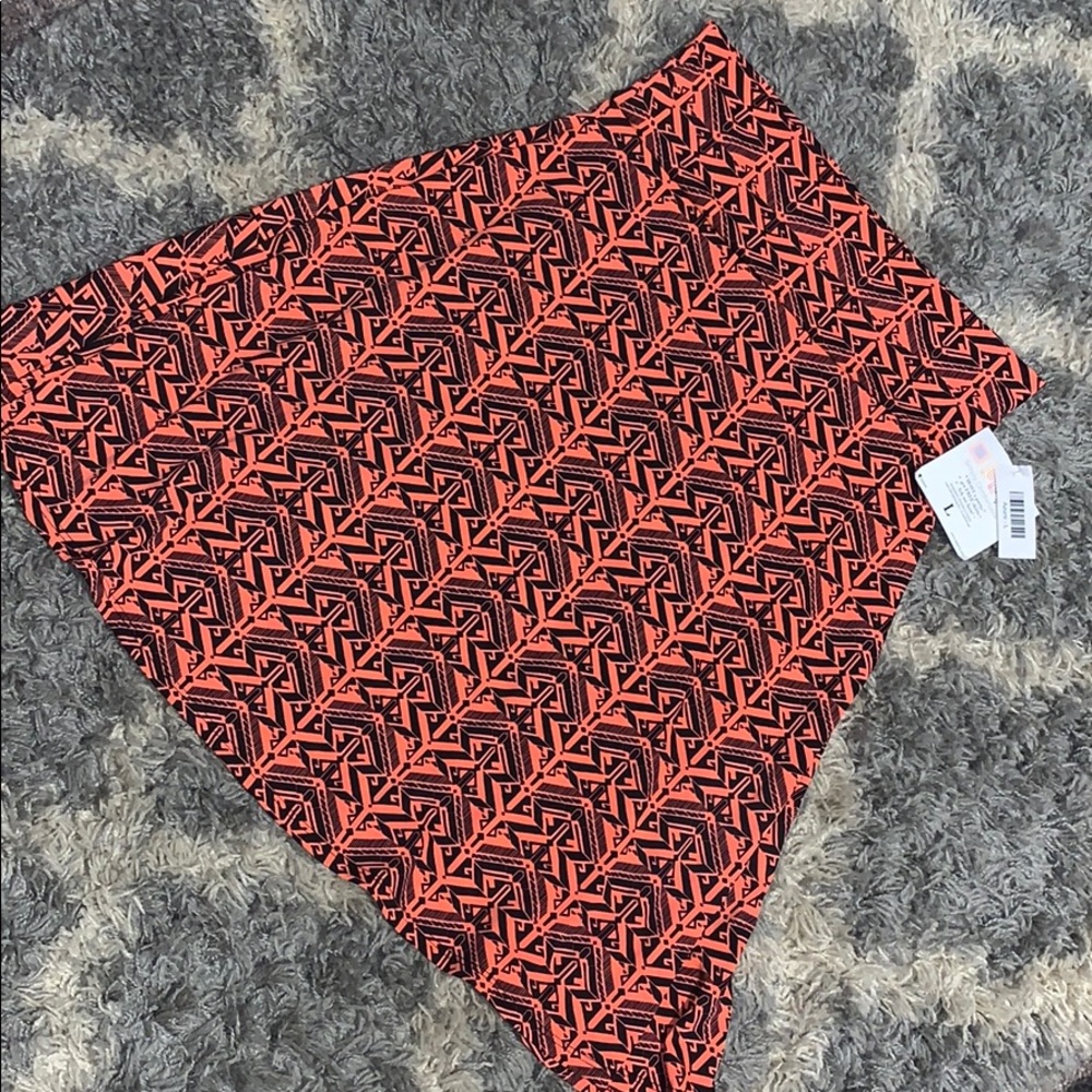 Pink and black Azure skirt large